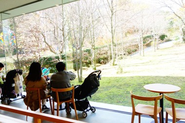 箱根彫刻の森美術館のカフェ