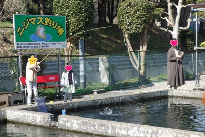 子連れOK！初心者OK！神奈川の釣り堀～自然の中でゆったり「草柳園フィッシングセンター」ニジマス釣り