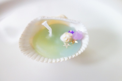 【子ども工作】貝殻キャンドル～安全で後片付けが楽な作り方